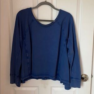 Blue Free People long-sleeve